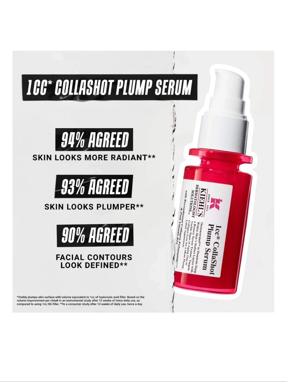 Kiehl's - 1cc* Collashot Plump Serum - 1.0 fl.oz./30ml - NWT